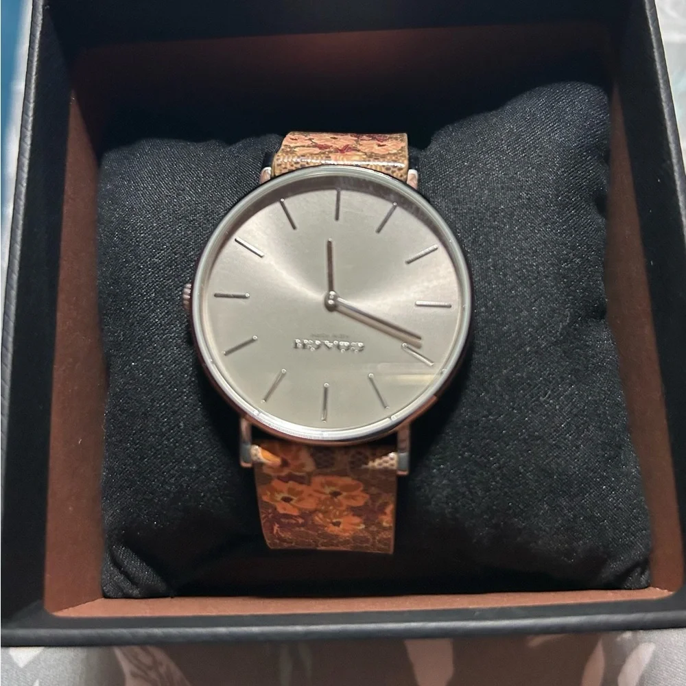 Coach Women's Perry Watch - Brown Floral